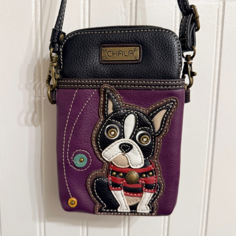 Chala Boston Terrier Cellphone Xbody